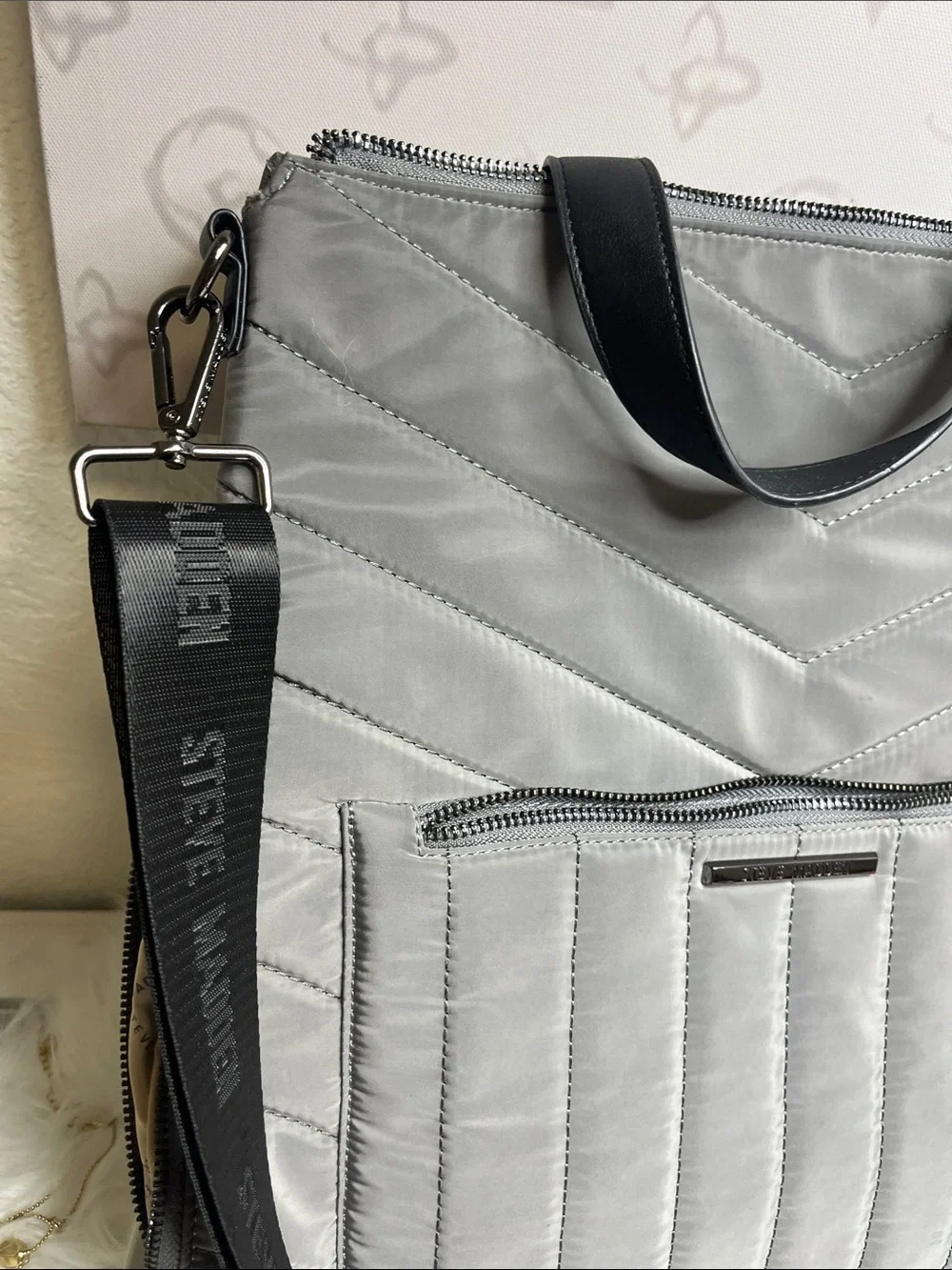 Steve Madden Laptop Cossbody/Backpack convertible